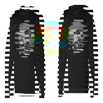 ヤシ、ビーチ、海、寒さ、太陽。 長袖Tシャツ - Kawaiitshirt