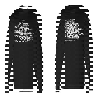 ヤッターマン おしおき三輪車a 長袖Tシャツ - Kawaiitshirt