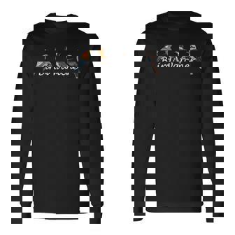 ヤツガシラ ワライカワセミ ヤマセミ 鳥 動物 図 バードウォッチング 贈り物 鳥類学者 生物学者 自然科学 長袖Tシャツ - Kawaiitshirt