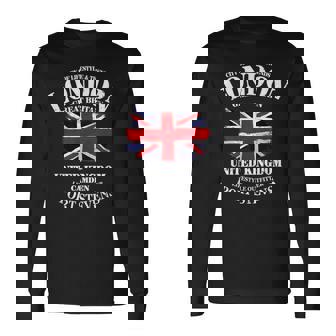 ユニオンジャック イギリス国旗 イギリス国旗 ロンドン 長袖Tシャツ - Kawaiitshirt
