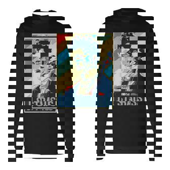 ヨハン・シュトラウス ポスター ミュージシャン 作曲家 長袖Tシャツ - Kawaiitshirt