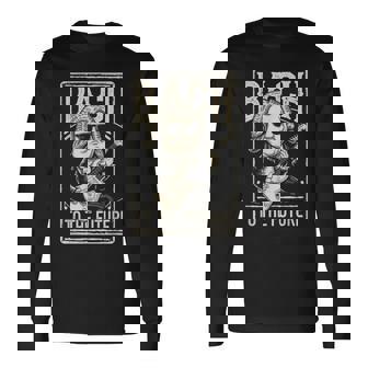 ヨハン・セバスチャン・バッハ・トゥ・ザ・フューチャー、面白いクラシック音楽 長袖Tシャツ - Kawaiitshirt