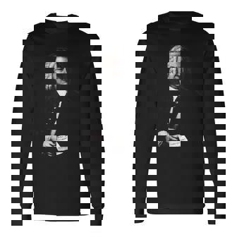 ヨハン・セバスティアン・バッハ 作曲家 ミュージシャン レトロ 長袖Tシャツ - Kawaiitshirt