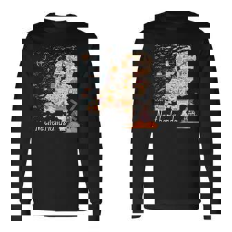 ヨーロッパ オランダ 地図 オランダ アムステルダム バケーション お土産 長袖Tシャツ - Kawaiitshirt