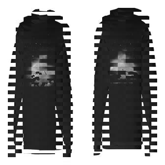 ライオンファミリー野生のアフリカ動物美しい 長袖Tシャツ - Kawaiitshirt