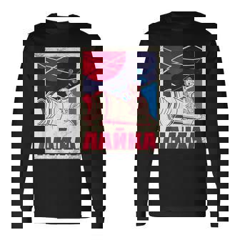 ライカ・ガガーリン 犬 スプートニク プロパガンダ ロシア ソ連 長袖Tシャツ - Kawaiitshirt