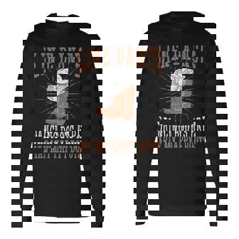 ライン ダンス ブーツ カントリー ダンス グループ ライン ダンス 長袖Tシャツ - Kawaiitshirt