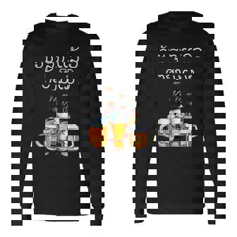 ラオスクリプトで面白いラオスビール飲酒tシャツ 長袖Tシャツ - Kawaiitshirt