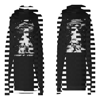 ラサ・アプソ・マム・ダッド・ドッグ-面白いエイリアンufo 長袖Tシャツ - Kawaiitshirt