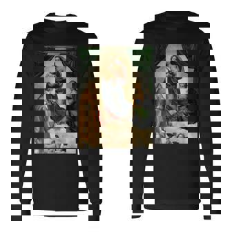 ラファエロのシスティーナ・マドンナ1513 長袖Tシャツ - Kawaiitshirt