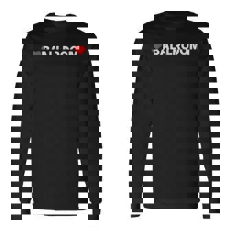 ラブボールルーム-ハート 長袖Tシャツ - Kawaiitshirt