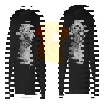 ラブラドールレトリバー 犬 モチーフ ペット ラブラドールレトリバー 長袖Tシャツ - Kawaiitshirt