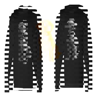 ラブラドール・レトリーバー 犬モチーフ ラブラドール かわいい ラブラドール 長袖Tシャツ - Kawaiitshirt