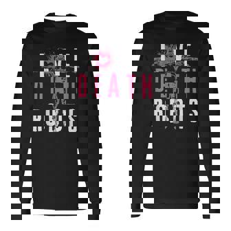 ラブ・デス・ロボット 長袖Tシャツ - Kawaiitshirt