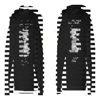 ラブ・ラフ・ウーフ-ウェスティ-ウエスト・ハイランド・テリア 長袖Tシャツ - Kawaiitshirt