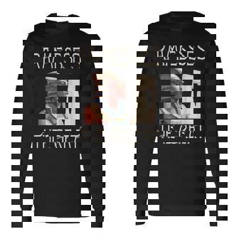 ラムセス2世 長袖Tシャツ - Kawaiitshirt