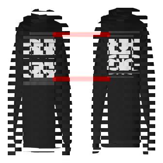 ラン Cnc マシニング メカニック Cnc フライスカッター プログラマー 長袖Tシャツ - Kawaiitshirt