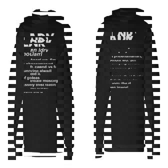 ランドリー名 長袖Tシャツ - Kawaiitshirt