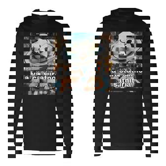 ラヴァカサトゥルノサトゥルニタ-イタリアンブレインロットミーム 長袖Tシャツ - Kawaiitshirt