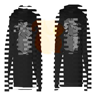 リスのコスチューム ラストミニッツのコスチューム リス 長袖Tシャツ - Kawaiitshirt