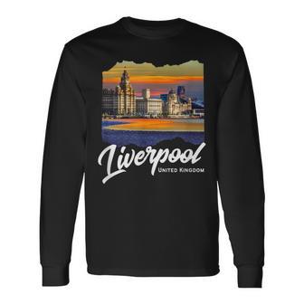 リバプール イングランド お土産 リバプール 長袖Tシャツ - Kawaiitshirt