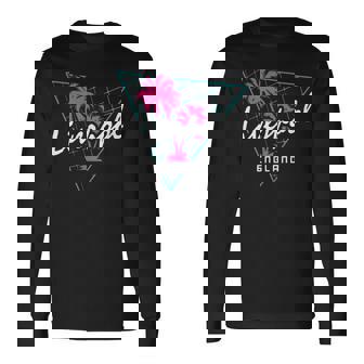 リバプールイングランドレトロ80年代tシャツ 長袖Tシャツ - Kawaiitshirt