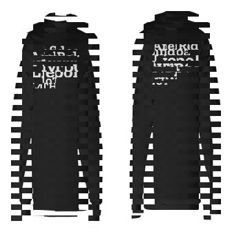 リバプールスタジアムの住所 長袖Tシャツ - Kawaiitshirt