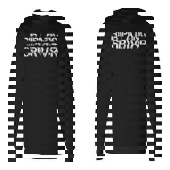 リブメッキサバイバー 長袖Tシャツ - Kawaiitshirt