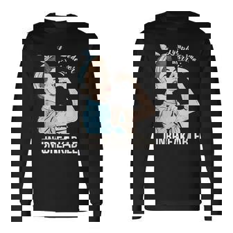 リンパ浮腫の意識 彼女の戦士 壊れないサポート 長袖Tシャツ - Kawaiitshirt