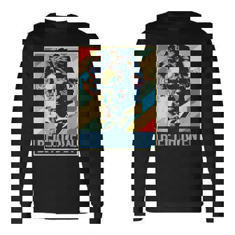 ルートヴィヒ・ヴァン・ベートーヴェン ポスター ミュージシャン 作曲家 長袖Tシャツ - Kawaiitshirt