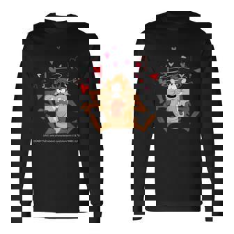 ルーニー・テューンズ タズ スピニング ハート 楽しい 長袖Tシャツ - Kawaiitshirt