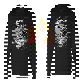 ルーニー・テューンズ メインキャラクター グループtシャツ 長袖Tシャツ - Kawaiitshirt