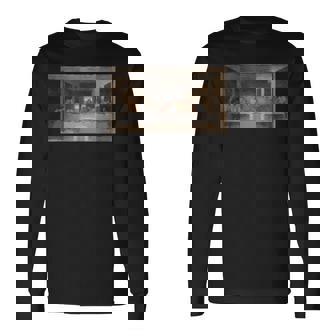 レオナルド・ダ・ヴィンチ作 最後の晩餐L'ultima Cena 長袖Tシャツ - Kawaiitshirt