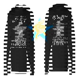 レオパード・ゲッコーが大好きな男の子です。トカゲ 爬虫類 ヒョウモントカゲモドキ 長袖Tシャツ - Kawaiitshirt