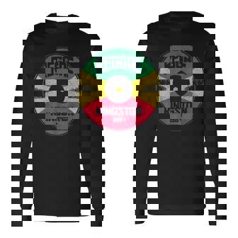 レゲエ ミュージック ビニールレコード キングストン ジャマイカ ヴィンテージ ジャマイカ 長袖Tシャツ - Kawaiitshirt