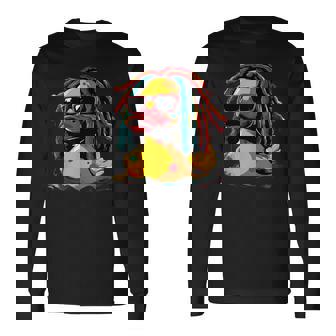 レゲエ ラバー アヒル ゴム アヒルの子 ジャマイカ ジャマイカ ルーツ 長袖Tシャツ - Kawaiitshirt