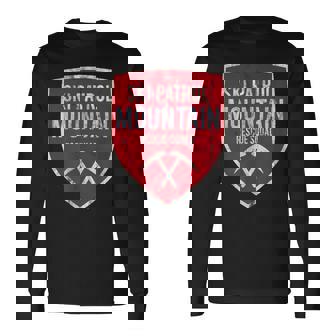 レスキュー隊スキーパトロールレトロスノーボードウィンターリゾート 長袖Tシャツ - Kawaiitshirt