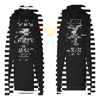 レスリング ルチャリブレ メキシカンヴィンテージ 長袖Tシャツ - Kawaiitshirt