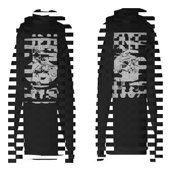 レスリングシャツ 面白いフリーハグレスリング 長袖Tシャツ - Kawaiitshirt