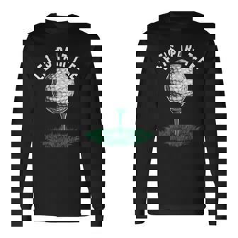 レッツパーティー 面白いゴルフ愛好家 ゴルファー ゴルフ愛好家 長袖Tシャツ - Kawaiitshirt