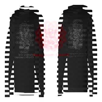 レッドガネーシャハッピーガネーシャ Chartuthi 長袖Tシャツ - Kawaiitshirt