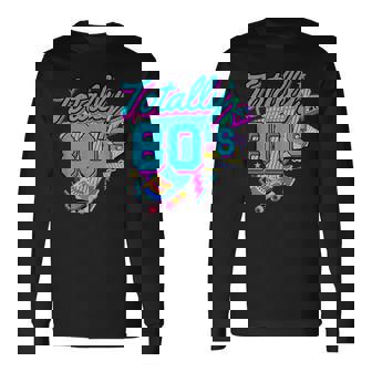 レトロ 1980年代 カラフル 80年代 面白い 80 レイブ テーマ パーティー 長袖Tシャツ - Kawaiitshirt