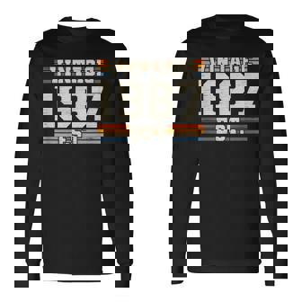 レトロ 38 年 ヴィンテージ 1987年 創業 38 周年 長袖Tシャツ - Kawaiitshirt