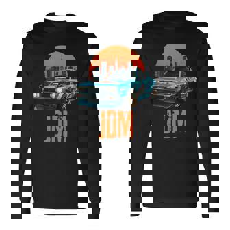 レトロ Jdm 和 ドリフト レーシング チューニング 車 東京 スカイライン 長袖Tシャツ - Kawaiitshirt