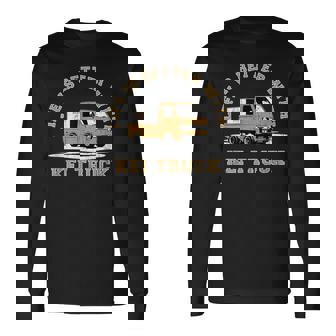 レトロ クラシック 軽トラック ピックアップトラック ヴィンテージデザイン 長袖Tシャツ - Kawaiitshirt