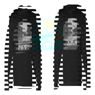 レトロ コ ピピ 風景 ヴィンテージ お土産 長袖Tシャツ - Kawaiitshirt