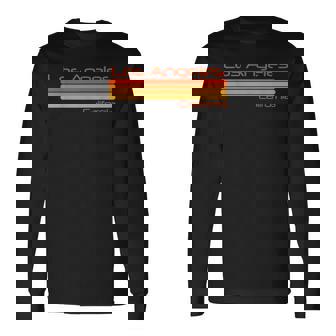 レトロ ロサンゼルス カリフォルニア 長袖Tシャツ - Kawaiitshirt