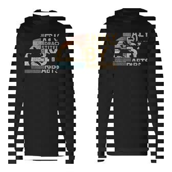 レトロ ヴィンテージ Easy Distracted By Rabbits Bunnies Lover 長袖Tシャツ - Kawaiitshirt