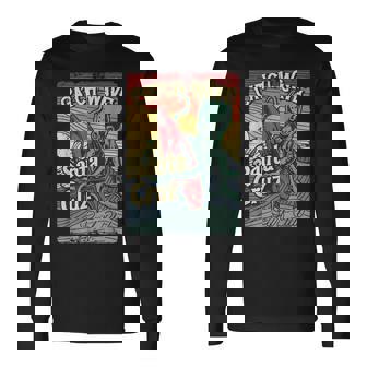 レトロ ヴィンテージ サーフ クラブ オクトパス Ca サンタクルーズ 長袖Tシャツ - Kawaiitshirt