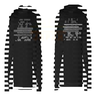 レトロ 大分 日本 長袖Tシャツ - Kawaiitshirt